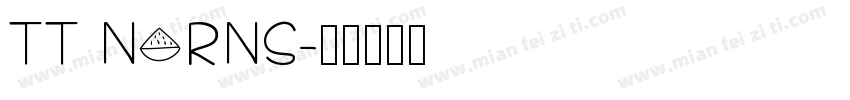 TT Norns字体转换